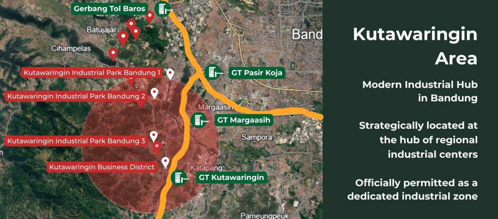 Lokasi Strategis di Jantung Konektivitas Bandung